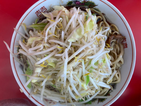 「小ラーメン 750円（麺少なめ，ニンニク）」@ラーメン二郎 ひたちなか店の写真