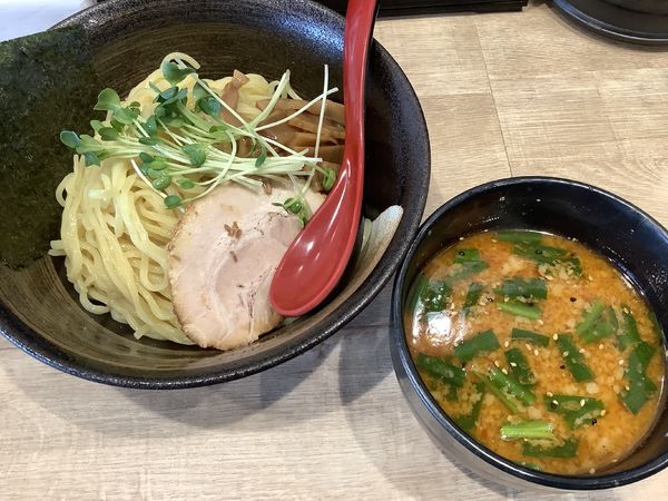 「辛味噌つけ麺　大盛」@麺酒坊 林の写真
