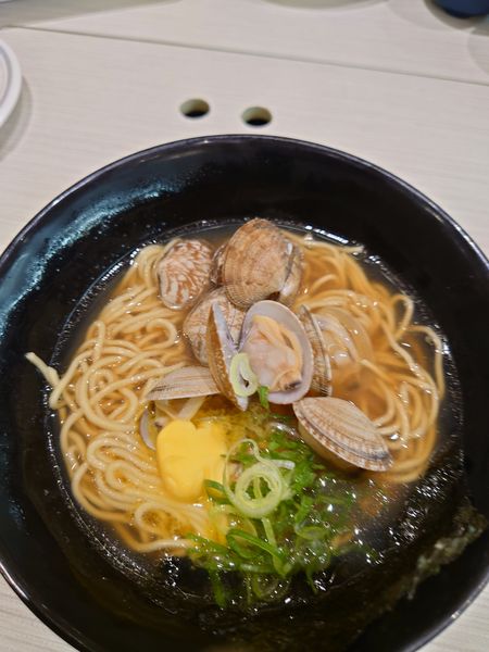 「アサリバター醤油ラーメン」@はま寿司 ウィラ大井店の写真
