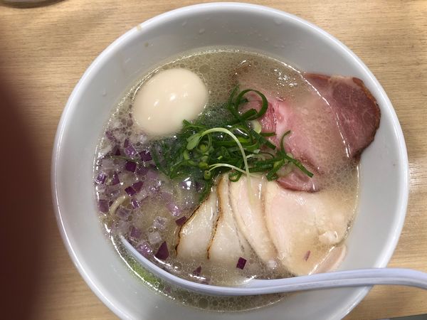 「特製中華そば　塩」@貝麺みかわの写真