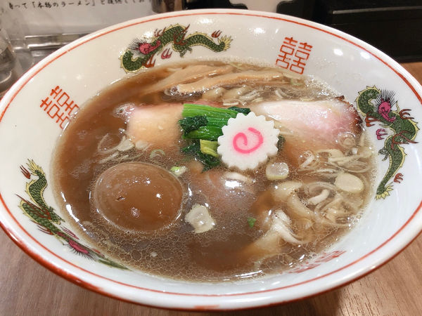 「醤油味玉らーめん」@MENクライの写真