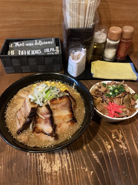 「秩父味噌ラーメン」@麺屋たつみ 喜心 狭山店の写真