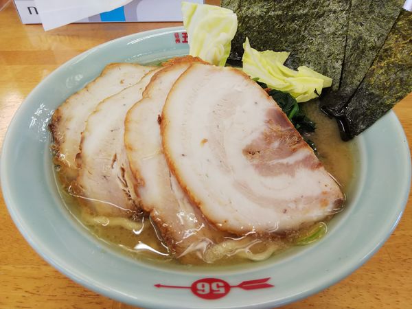 「チャーシュー麺（並）　※麺：固め、味：濃い」@信州五十六家 広丘店の写真