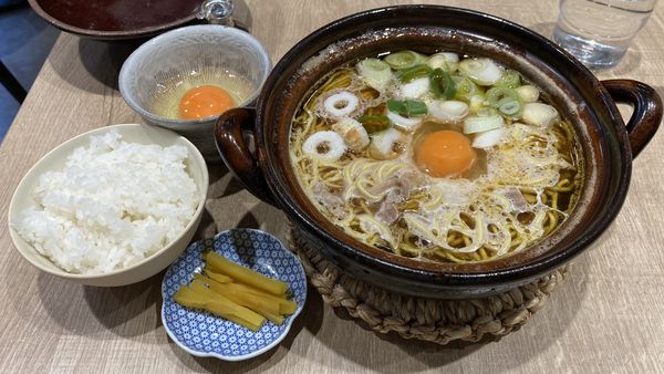 「期間限定 鍋焼きらーめん」@手打 親鶏中華そば 綾川の写真