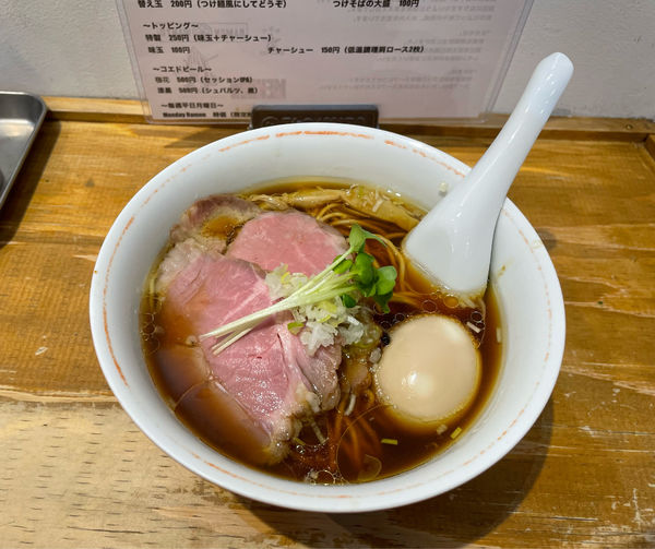 「特製軍鶏そば＋替玉」@麺尊 RAGEの写真