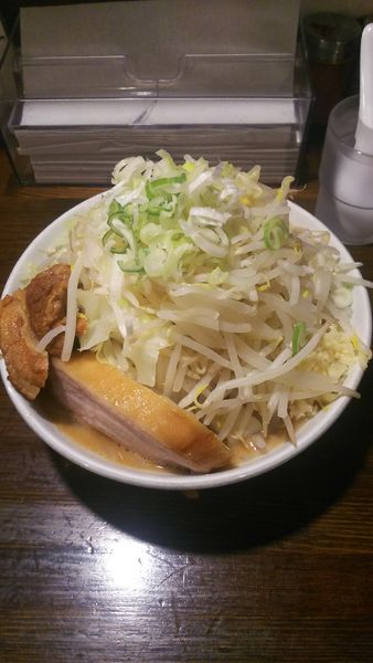 「小ラーメン 野菜マシ、ニンニク、アブラ、カラメ」@ラーメン二郎 亀戸店の写真