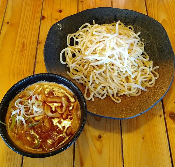 「辛つけ麺 880円」@つけ麺本丸 東海市店の写真