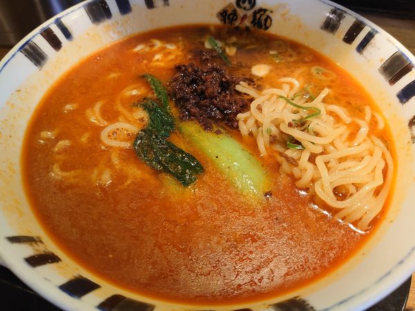 「坦々元味(辛口)」@四川辣麺 西中島店の写真