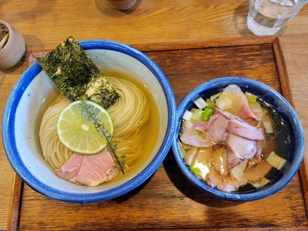 「昆布つけめん 塩 (大)ちょい肉増し」@YOKOKURA STOREHOUSEの写真