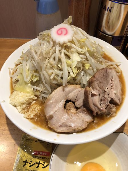 「味噌ラーメン+生たまご+ナシナシ」@麺屋 神工の写真