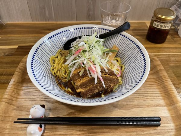 「醤油まぜそば」@Maze Cafe* ラーメン美谷の写真