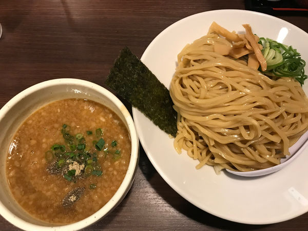 「超濃厚煮干し鶏つけめん、大盛」@麺屋 和とわの写真