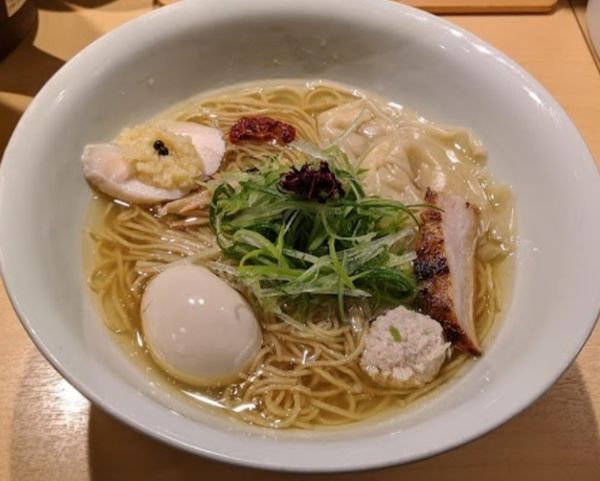 「塩そば」@饗 くろ㐂の写真