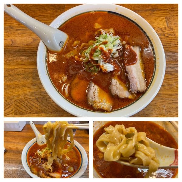 「限定 濃厚辛味噌中華 手打麺 860円」@うえんで食堂の写真