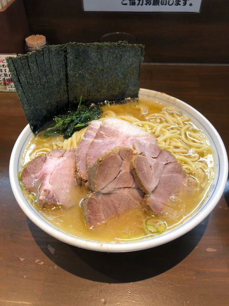 「のりラーメン　大盛り」@横浜家系ラーメン 中島家の写真