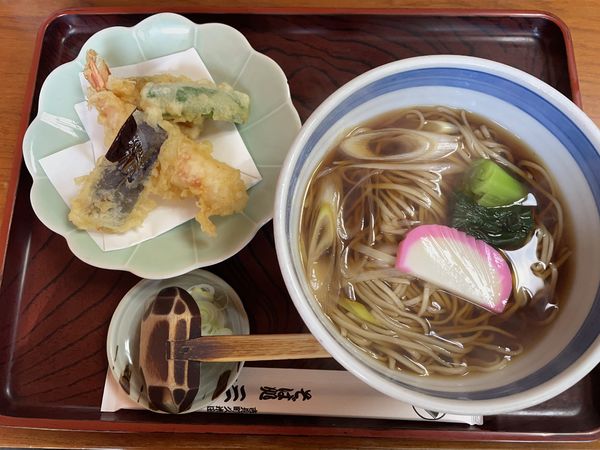 「天ぷらそば」@きそば三幸の写真