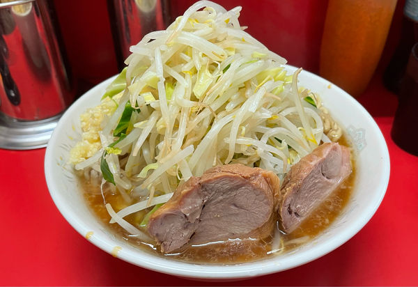 「小(カタカタ、ヤサイニンニク)」@ラーメン二郎 上野毛店の写真