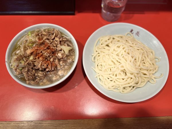 「チャシューやさいつけそば(小鉢)1150円」@丸長 目白店の写真