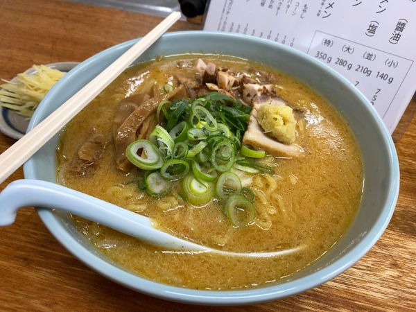 「味噌ラーメン（並）＋生姜」@中華そば 温故知新の写真