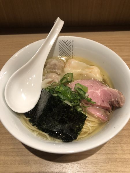 「白醤油二種の雲呑麺」@支那蕎麦 澤田の写真