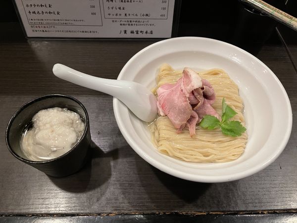 「垢穢のつけそば (山口産天然クエ)」@灰汁中華 丿貫 福富町本店の写真