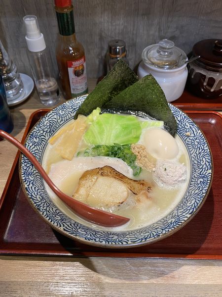「特製濃熟鶏そば」@鶏そば かぐら屋の写真