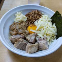 まぜそば小 (味噌)