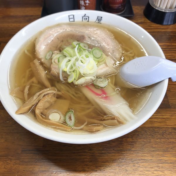 「らーめん」@青竹手打ちラーメン 日向屋の写真