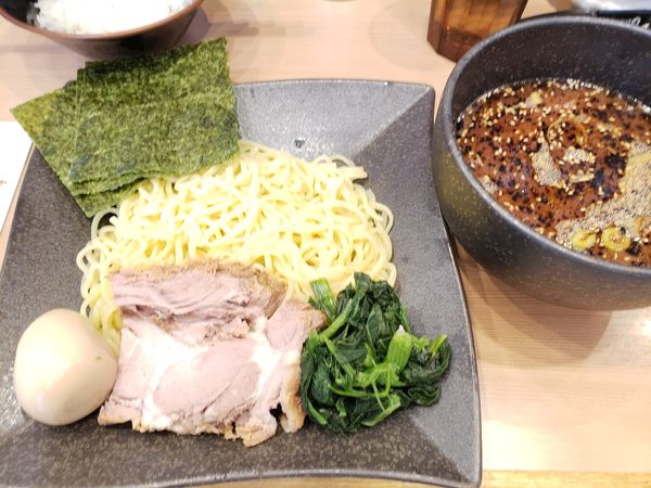 「つけ麺味玉」@横浜家系ラーメン 武虎家 尾山台店の写真