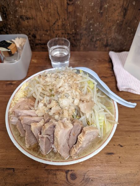 「小ラーメン　ダブル」@ラーメン二郎 品川店の写真