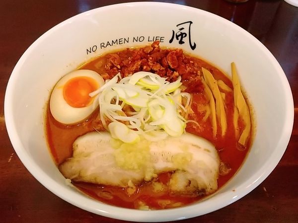 「辛味噌＋激辛レベル２」@らーめん風の写真