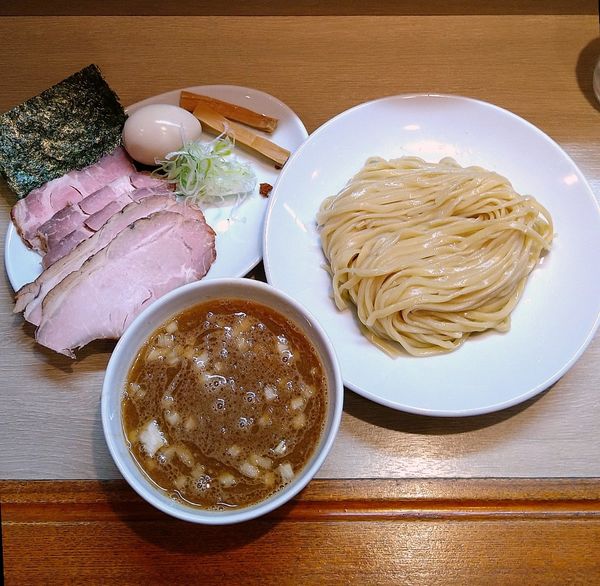 「(杯数限定) チャーシューつけ麺 1300円＋味玉クーポン」@らぁ麺 蒼空の写真