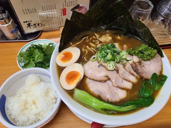 「カレーラーメン」@中華そば 半ざわの写真