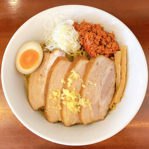「【限定】まぜそば辛味噌チャーシュー」@らーめん風の写真