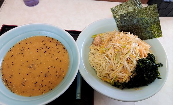 「ネギみそつけめん900円　中盛100円」@ラーメンショップ 塚崎店の写真