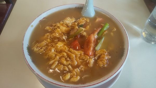 「トマトたまごめん(¥720)」@中華麺店 龍朋の写真