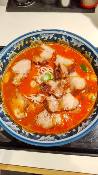 「辛みそチャーシューメン　￥１３３０円」@にんにくラーメン 天洋 大池橋店の写真