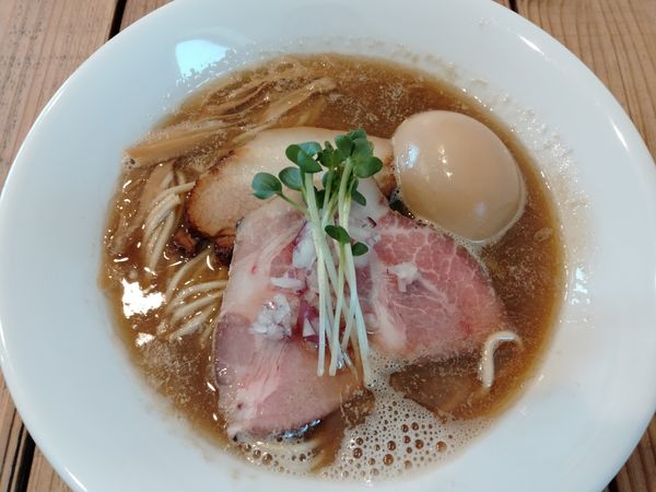 「味玉煮干しそば」@The Noodles & Saloon Kiriyaの写真