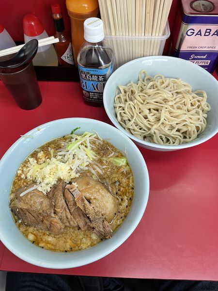 「小豚つけ麺少なめ」@ラーメン二郎 中山駅前店の写真