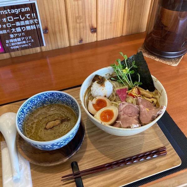 「特製鶏白湯つけ麺」@麺屋 轍 豊川店の写真