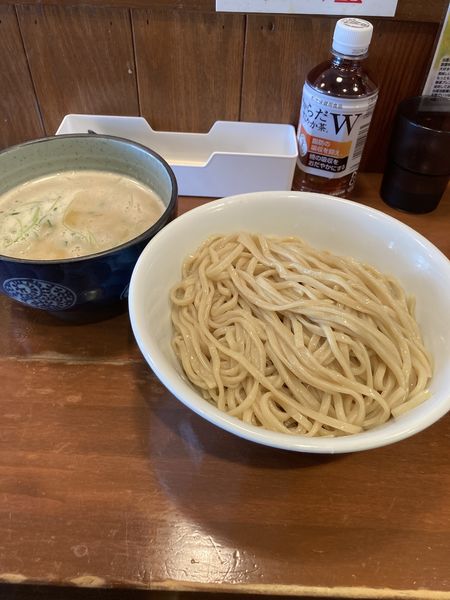 「鶏骨つけ麺４００g（１０００円）」@弘雅流製麺の写真