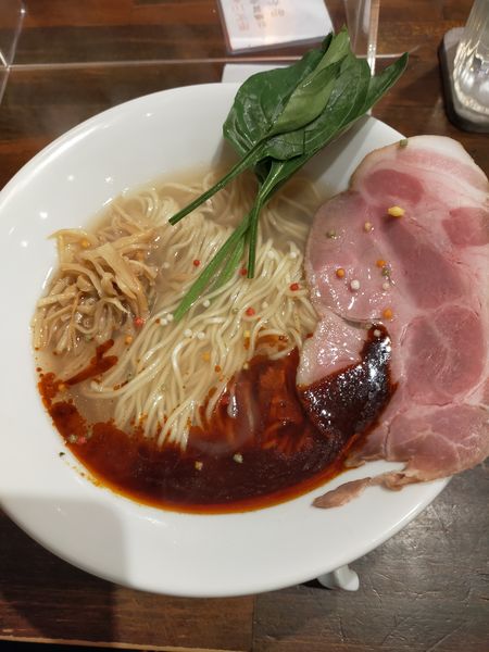 「トマトオイル塩そば」@拉麺 はま家 六本木店の写真