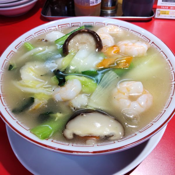 「【下丸子店名物】海鮮あんかけラーメン（￥820）」@大阪王将 下丸子店の写真