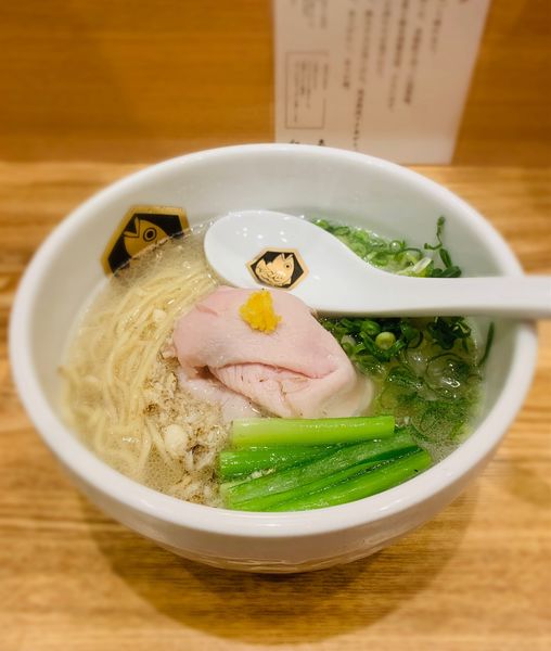 「真鯛ラーメン（￥880）＋薬味（￥120）」@真鯛らーめん 麺魚 五反田店の写真
