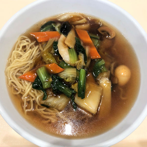 「広東麺+半チャーハン+餃子980円」@中華達人 桃源の写真