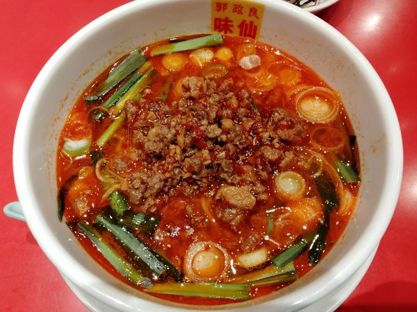 「台湾ラーメン（イタリアン）＋チャーハンセット」@郭 政良 味仙 東京ニュー新橋ビル店の写真