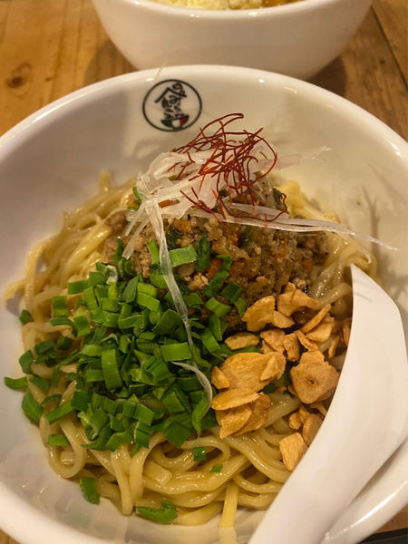 「まぜそば　ガーリックミート」@イタリアンまぜそばのお店 みくちゃん食堂の写真