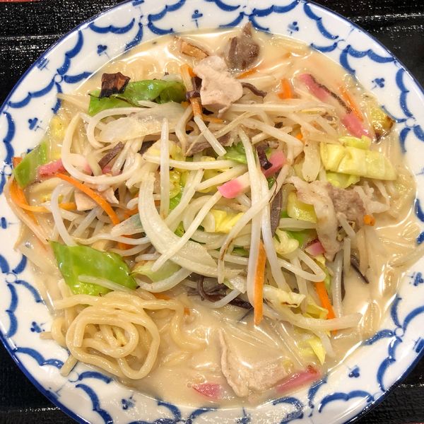 「Bセット ちゃんぽん中＋半チャーハン1030円」@じげもんちゃんぽん 印西牧の原店の写真