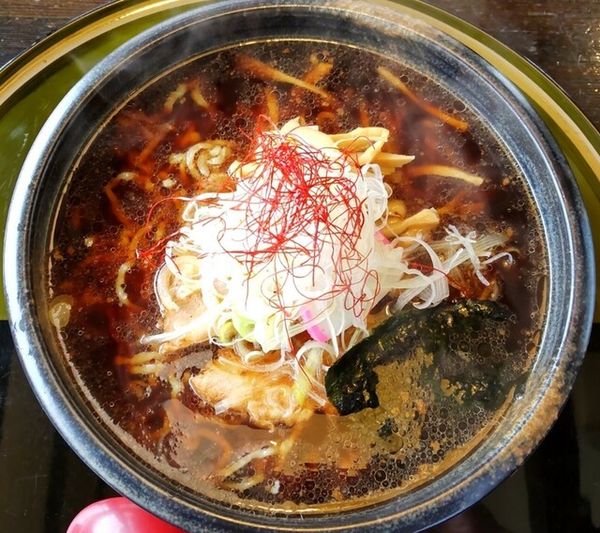 「冬季限定らぁめん黒ラーメン890円」@味処 京佳の写真