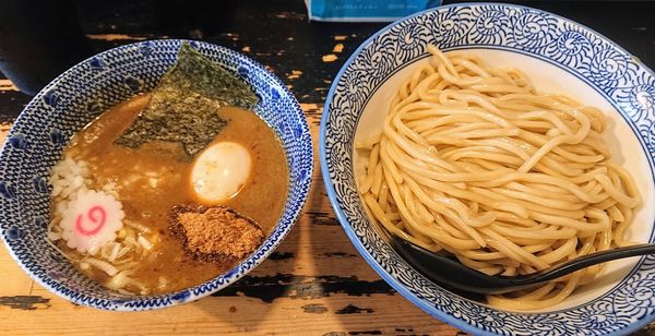 「つけ麺（中/300g）＋味玉」@狼煙 〜NOROSHI〜の写真